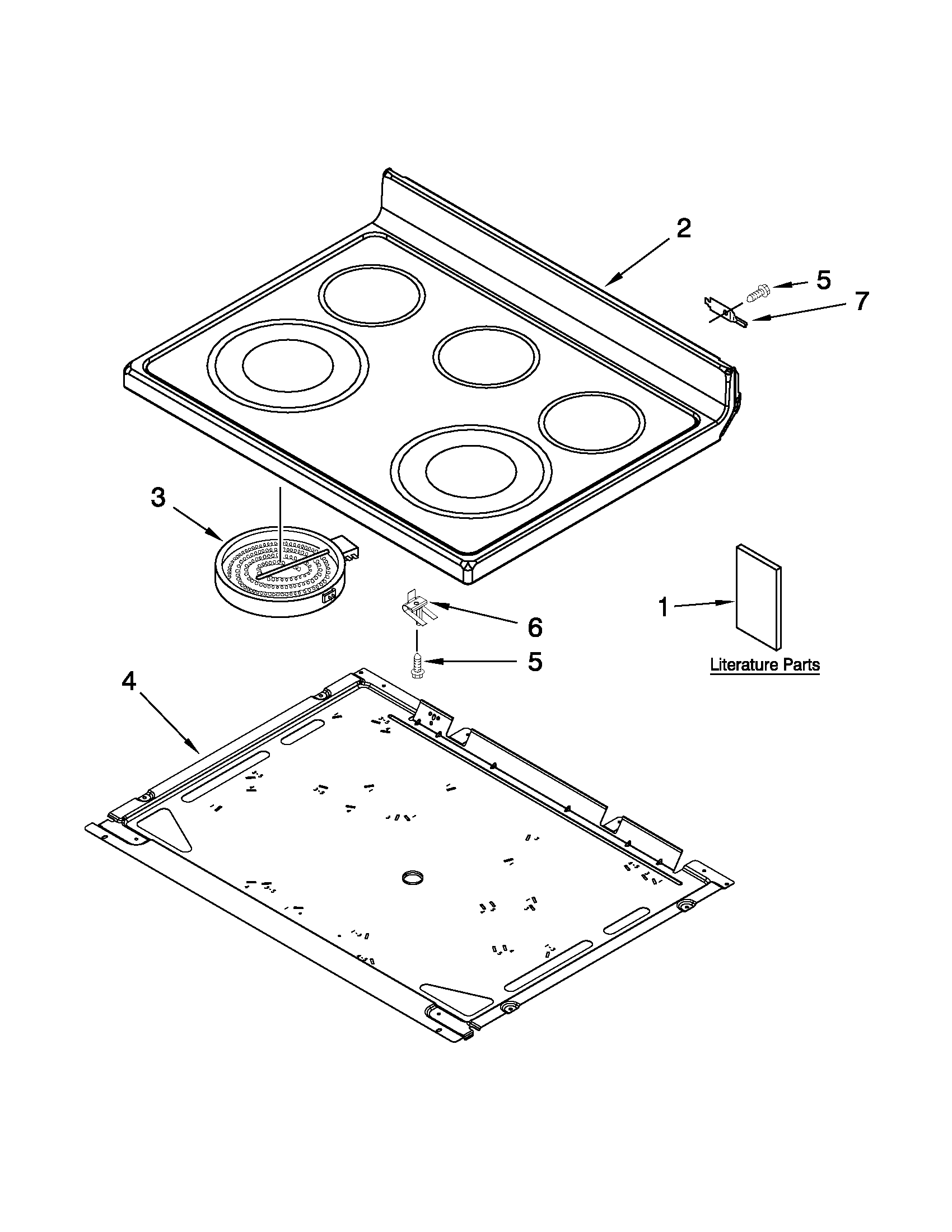 COOKTOP PARTS