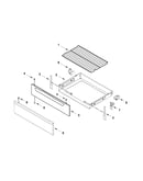 Drawer and rack parts