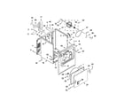 Maytag MEDX500BW0 cabinet parts diagram