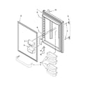 Amana ABB2224BRM00 refrigerator door parts diagram