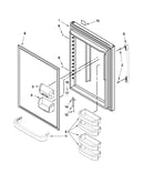 Refrigerator door parts