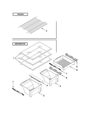 Shelf parts