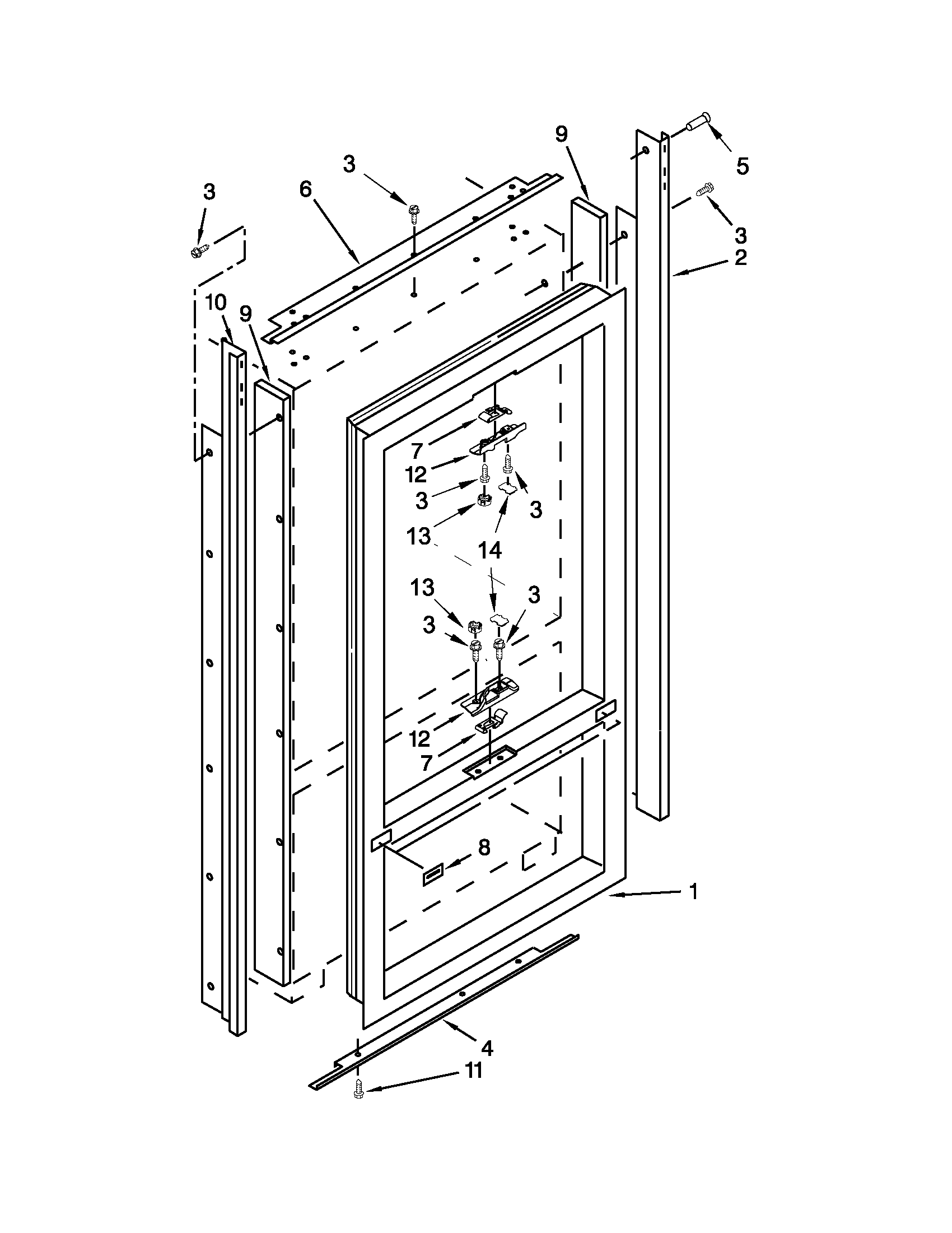 CABINET AND BREAKER TRIM PARTS