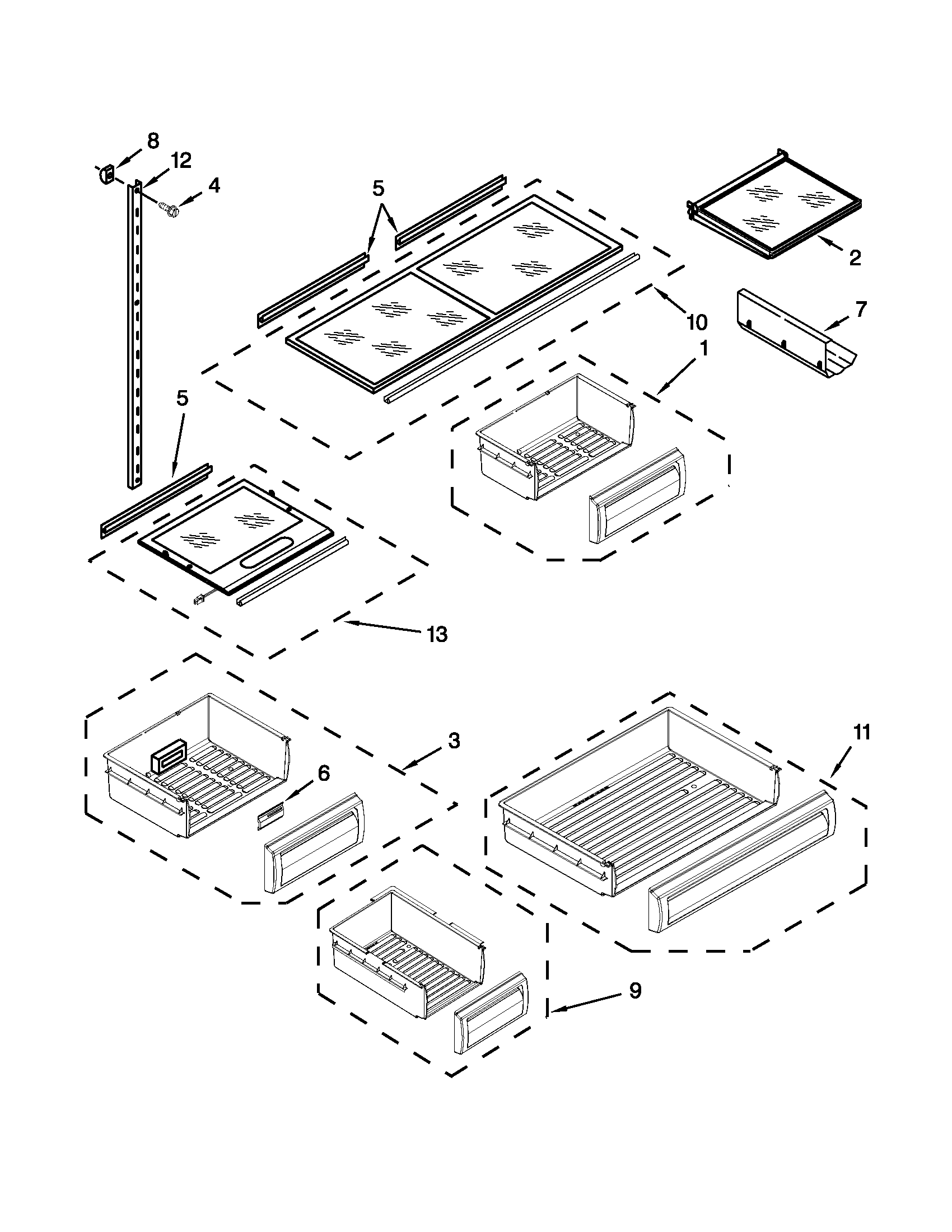 SHELF PARTS