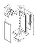 Refrigerator door parts