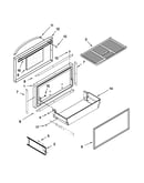 Freezer door and basket parts