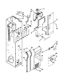 Freezer liner and air flow parts