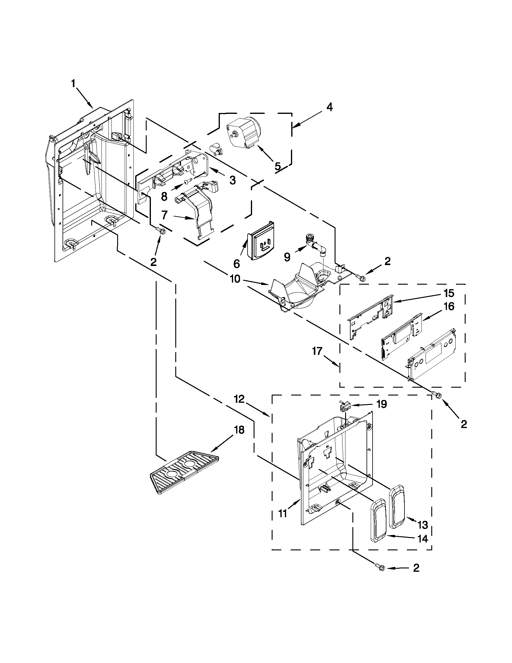 DISPENSER PARTS