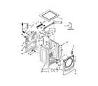 Maytag MHW7000XG2 top and cabinet parts diagram