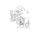 Maytag 7MMHW7000YG0 top and cabinet parts diagram