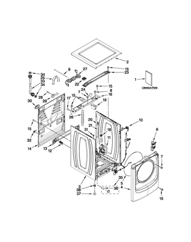 Top and cabinet parts