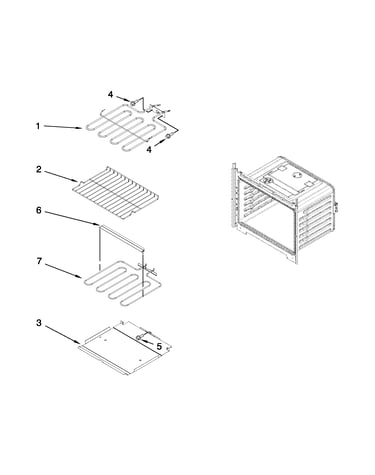 Internal oven parts