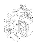 Refrigerator liner parts