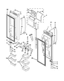 Refrigerator door parts