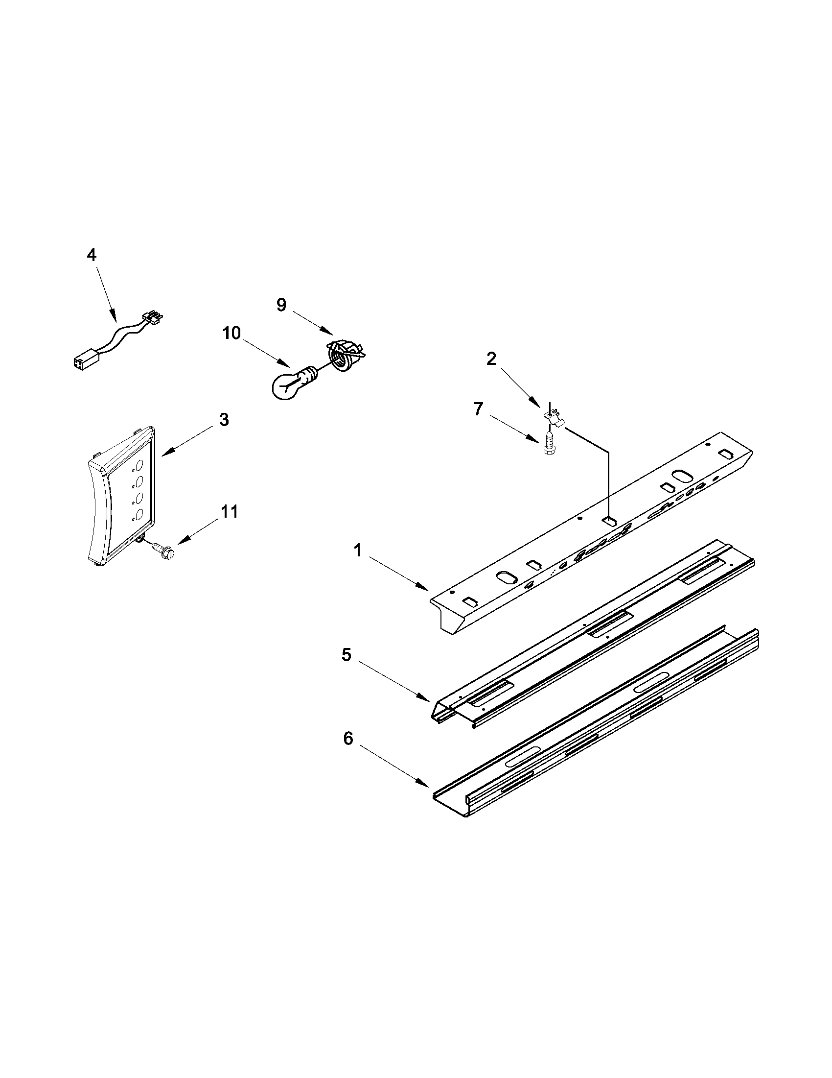 Control panel parts