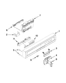 Control panel and latch parts