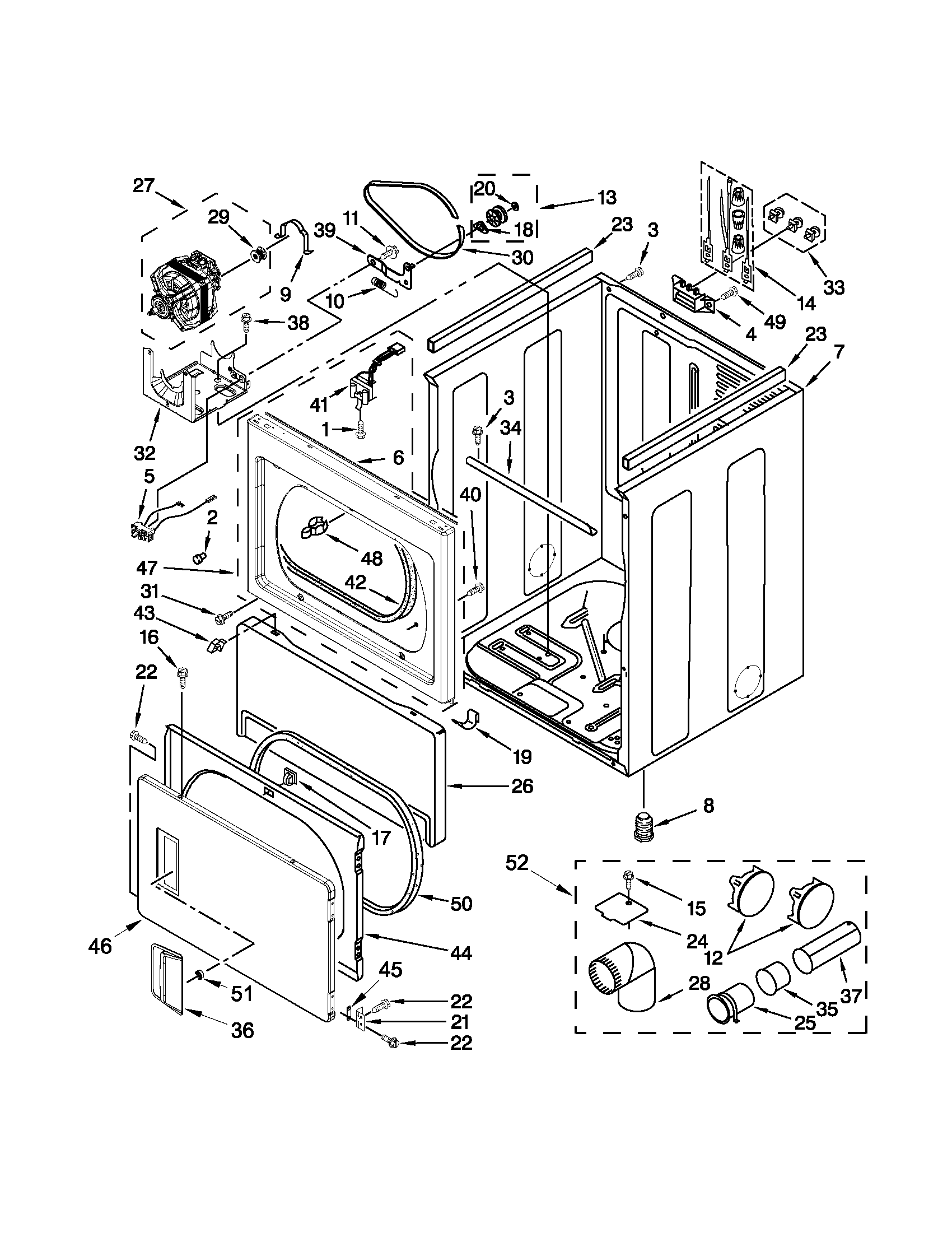 Cabinet parts