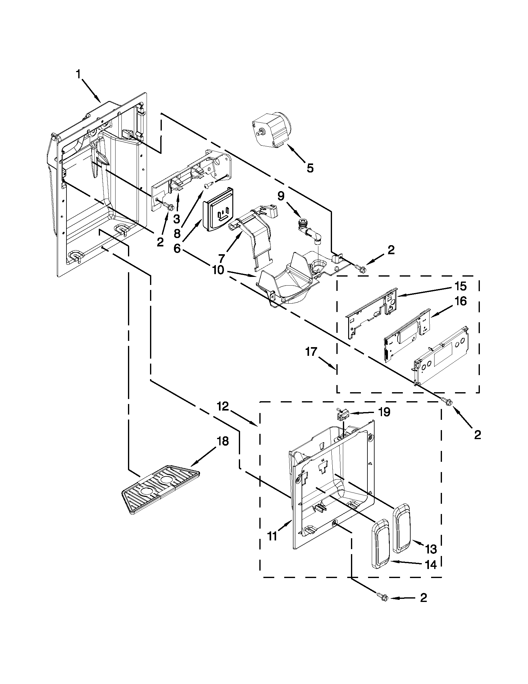 DISPENSER PARTS