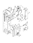 Freezer liner and air flow parts