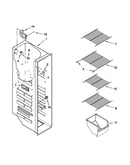 Freezer liner parts