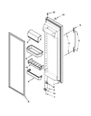Refrigerator door parts