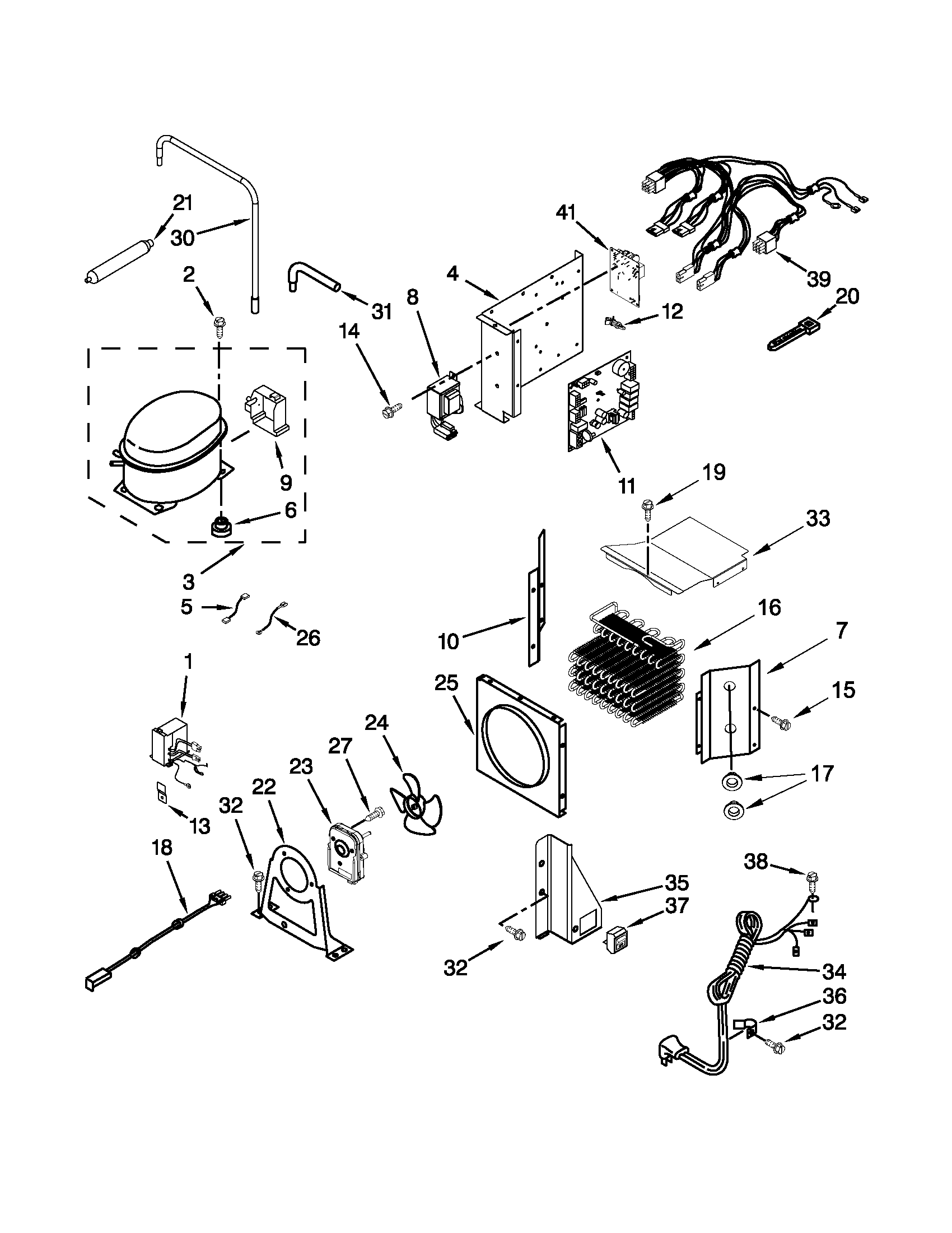 Upper unit parts
