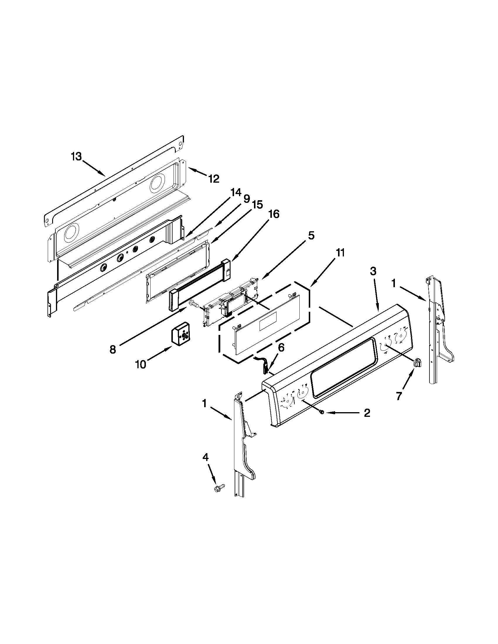 CONTROL PANEL PARTS