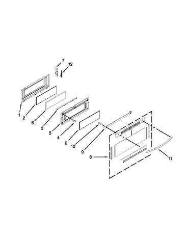 Upper door parts