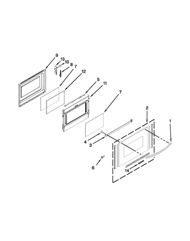 Lower door parts