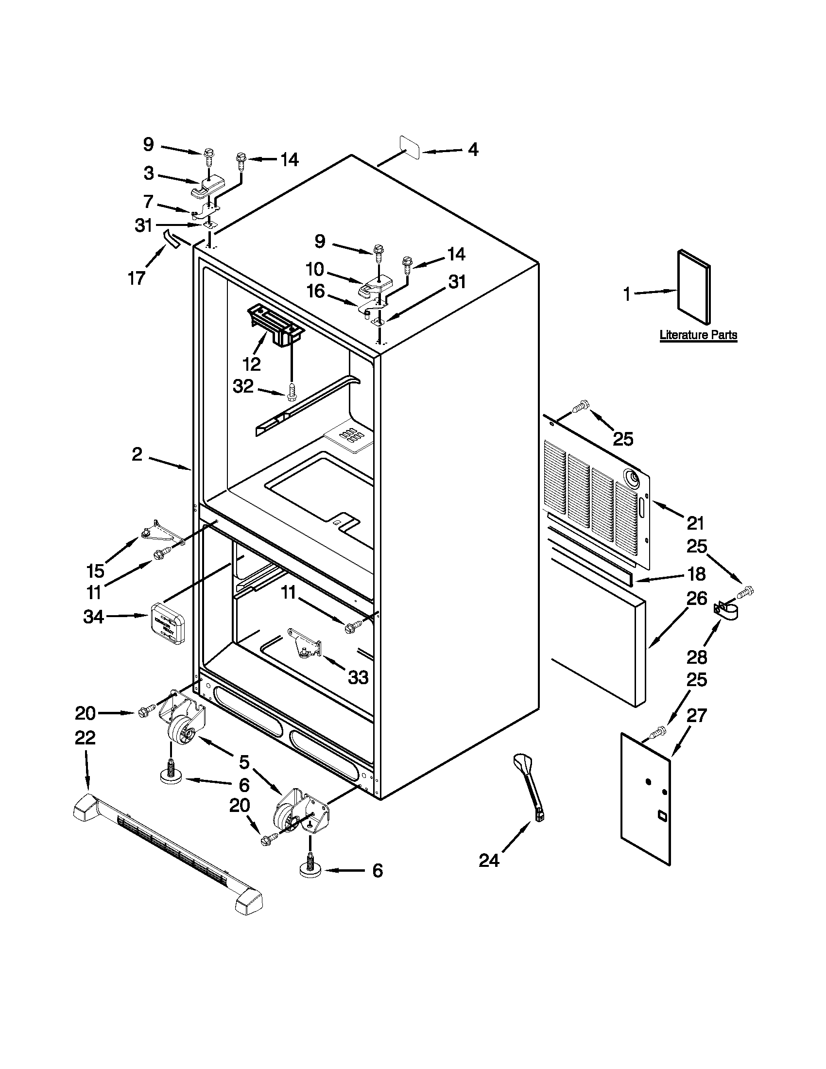 CABINET PARTS