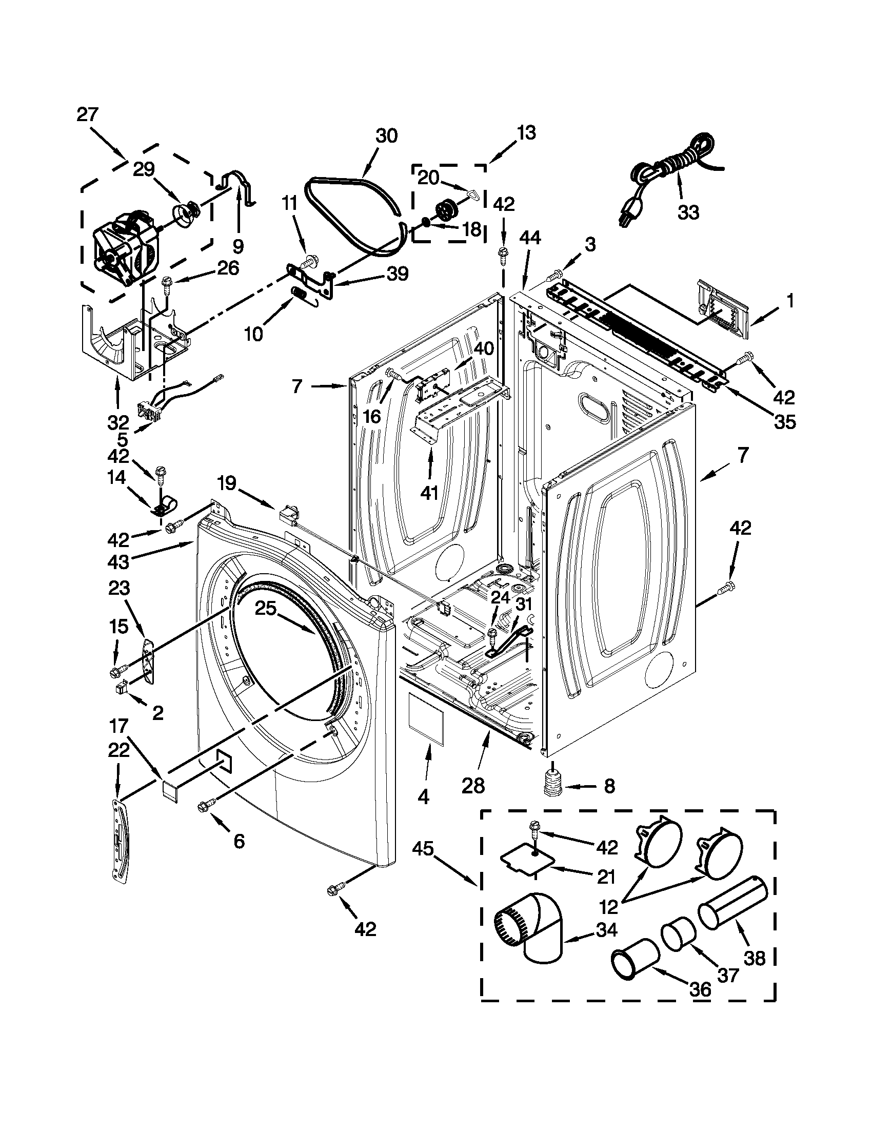 Cabinet parts