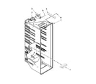 Whirlpool 5WRS25KNBW00 refrigerator liner parts diagram