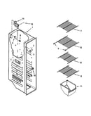 Freezer liner parts