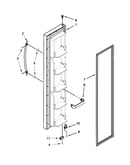 Freezer door parts