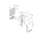 Whirlpool 5WRS25KNBW00 air flow parts diagram