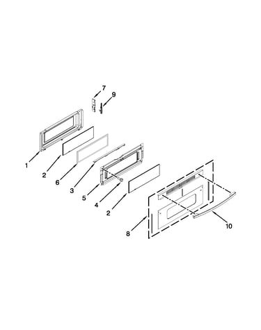 Upper door parts