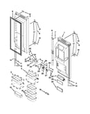 Refrigerator door parts
