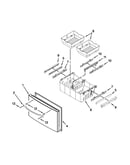 Freezer door parts