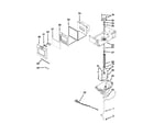 KitchenAid KFIS27CXMS5 motor and ice container parts diagram