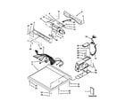 Whirlpool CGD8990XW2 top and console parts diagram