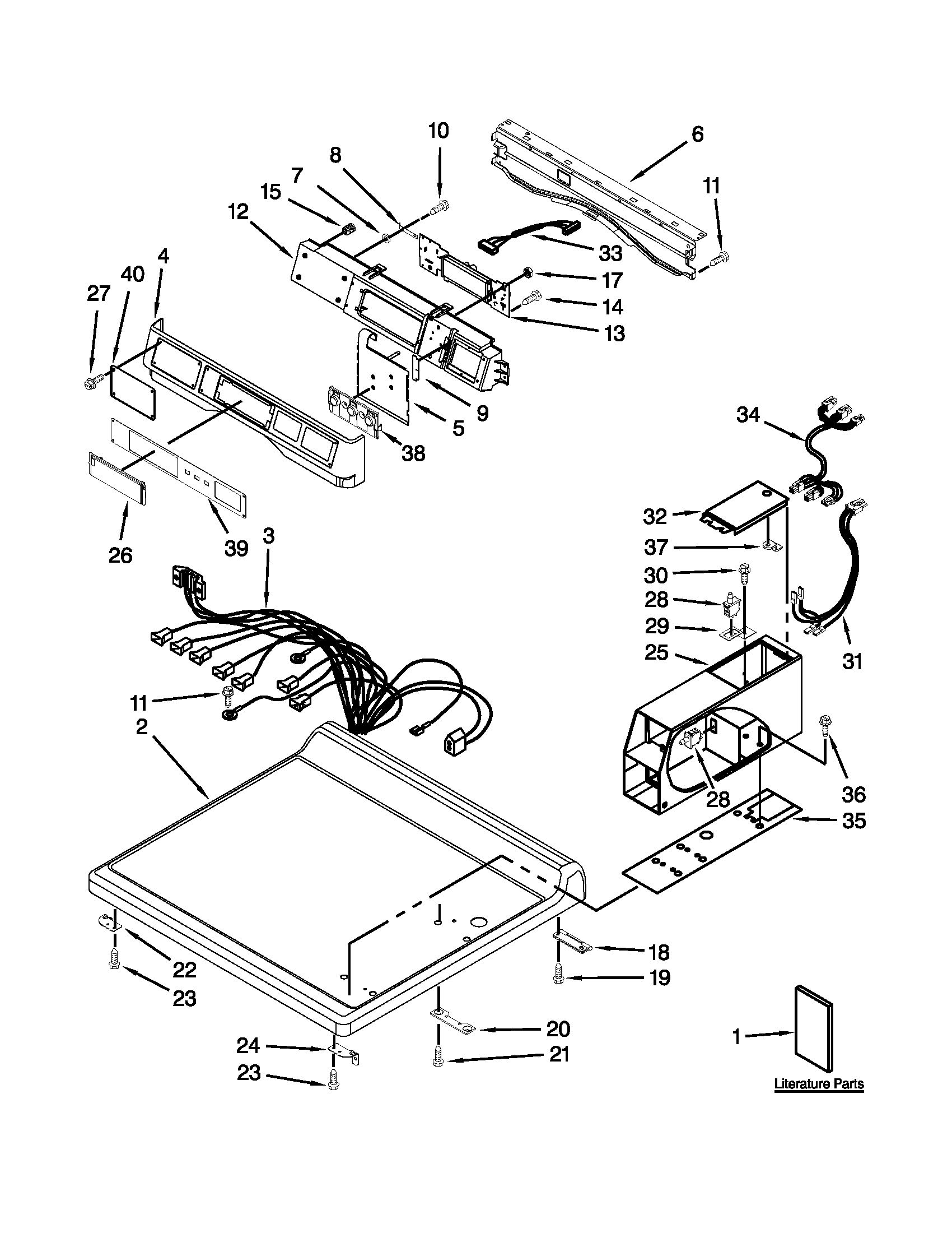 TOP AND CONSOLE PARTS