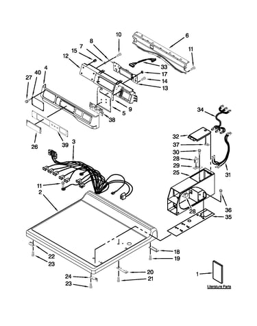 Top and console parts