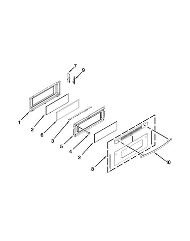 Upper door parts