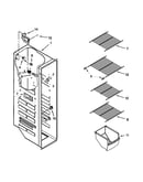 Freezer liner parts
