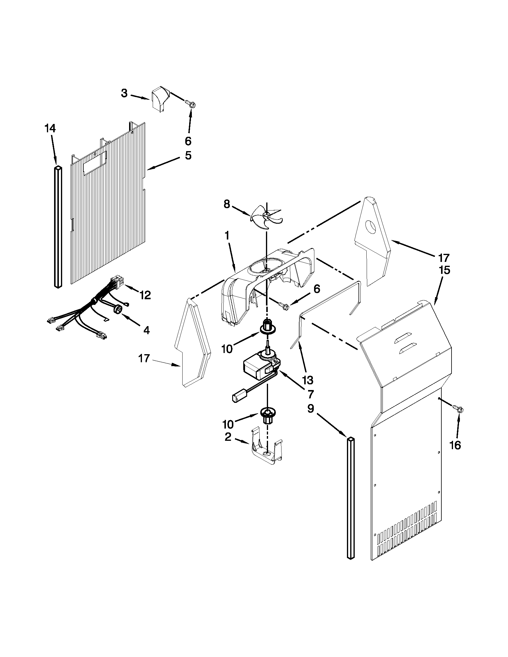 Air flow parts
