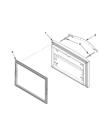 Freezer door parts