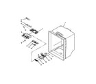 Whirlpool WRF532SMBW00 refrigerator liner parts diagram