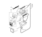 Whirlpool WRF532SMBB00 icemaker parts diagram