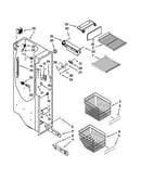 Freezer liner parts