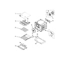 KitchenAid KDRS407VSS00 internal oven parts diagram